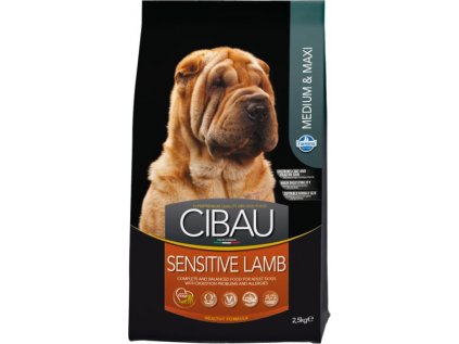 CIBAU Dog Adult Sensitive Lamb&Rice 2,5kg