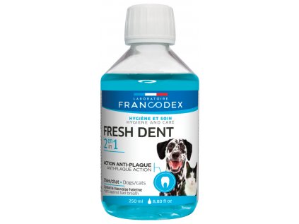 francodex fresh dent ustni voda pro psa kocku