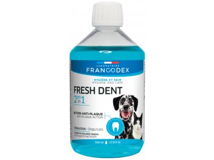 francodex fresh dent ustni voda pro psa kocku 500ml