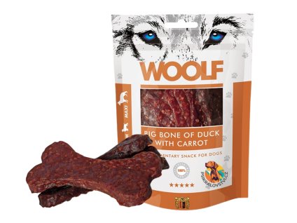 woolf big bone of duck carrot pochoutka pro psa 1