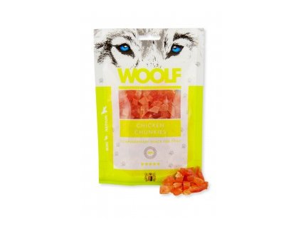 WOOLF pochoutka chicken chunkies 100g