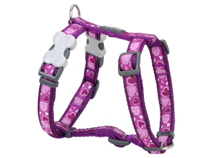 postroj red dingo breezy love purple pes
