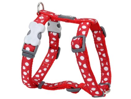 postroj red dingo white spot on red