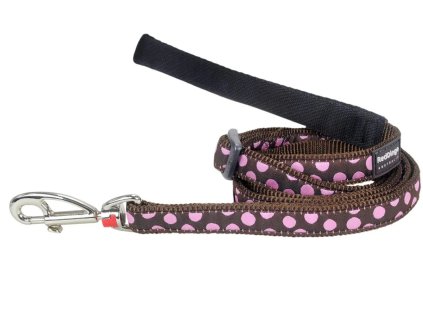 voditko red dingo pink spots on brown