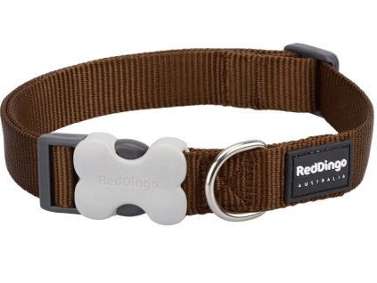obojek jednobarevny red dingo hneda.jpg