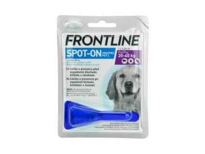 FRONTLINE SPOT ON DOG pipeta kapička pes  L (20-40kg)