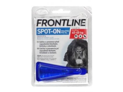 FRONTLINE SPOT ON DOG pipeta kapička pes XL (40-60kg)