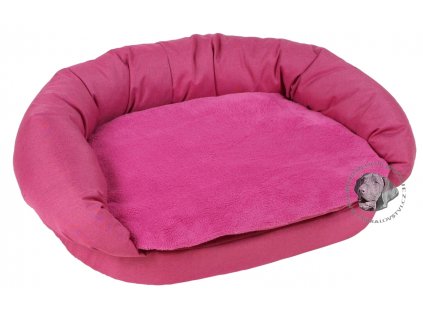 Pelíšek pro psa Fantastic Elegance komplet s polštářem Pink D96 - 86 x 65cm