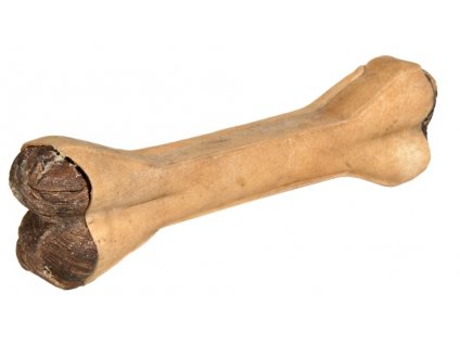 Buvolí kost plněná dršťkami pro psa 15cm 90g