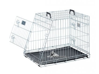 Klec do auta Savic Dog Residence Mobile skosená pro psa 76x53x61cm