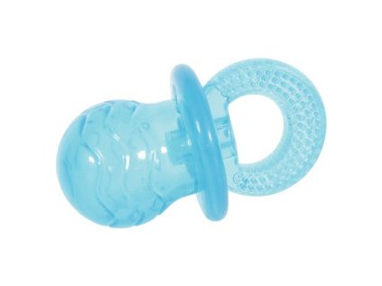 Hračka Dudlík pro psa TPR PACIFIER 7cm tyrkysový Zolux