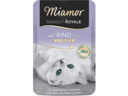 Miamor Cat Ragout Junior kapsa hovezi zele
