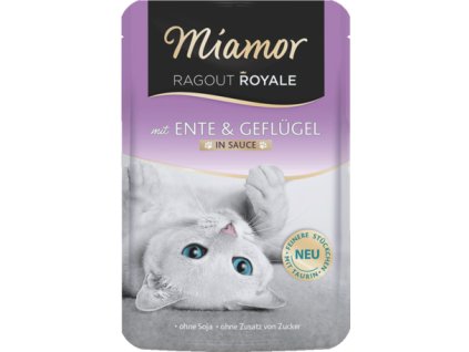 Miamor Cat Ragout Junior kapsa kachna drubez zele