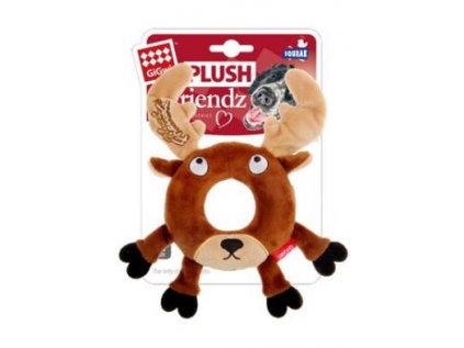 GiGwi Plush Friendz Kroužek Sob hračka pro psa