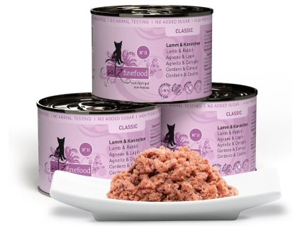 Konzerva cats finefood jehneci kralik kocka