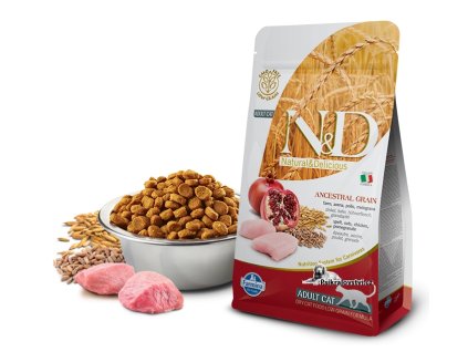 N&D LG CAT Adult Chicken & Pomegranate 1,5kg