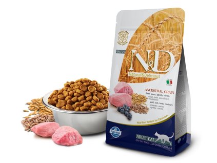 N&D LG CAT Adult Lamb & Blueberry 300g