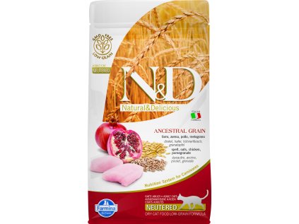 nd lg cat neutered chicken pomegranate 1 5kg