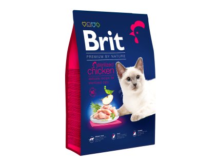Brit Premium Cat by Nature Sterilized Chicken 800g