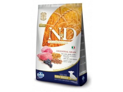 N&D LG DOG Puppy Mini Lamb & Blueberry 2,5kg