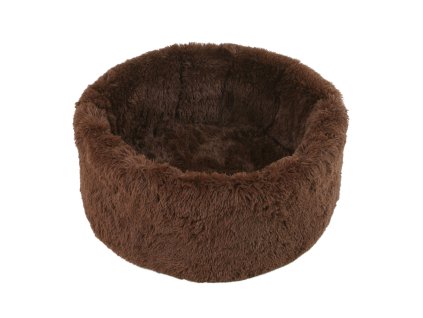 Pelíšek luxusní měkký Terezie 60cm Hnědá