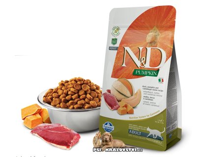 N&D Pumpkin CAT Duck & Cantaloupe melon 300g