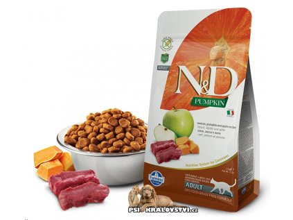 N&D Pumpkin CAT Venison & Apple 300g