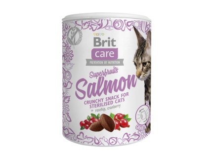 Brit Care Cat Snack Superfruits Salmon  100g