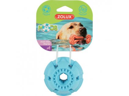Hračka pro psa BALL MOOS TPR POP 8cm modrá Zolux