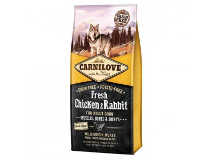 Carnilove Dog Fresh Chicken & Rabbit for Adult 12kg