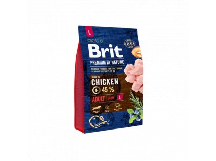 brit premium dog by nature adult L 3kg