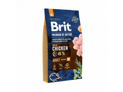 brit premium dog by nature adult M 8kg