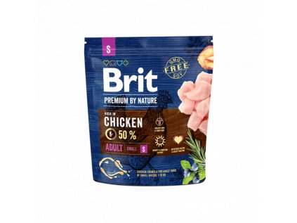 brit premium dog by nature adult S 1kg