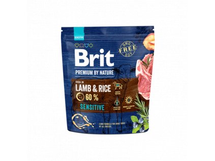 brit premium dog by nature sensitive lamb 1kg