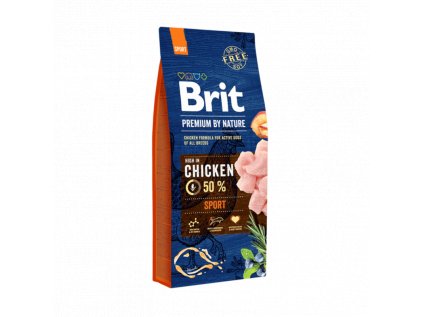 brit premium dog by nature sport 15kg