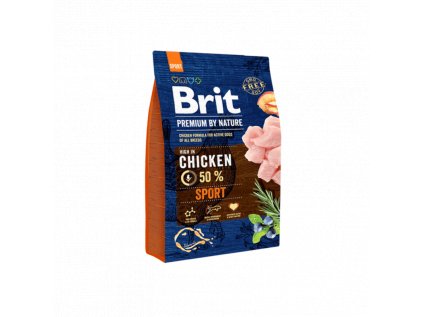 brit premium dog by nature sport 3kg