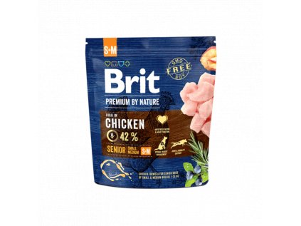 brit premium dog by nature senior s M 1kg