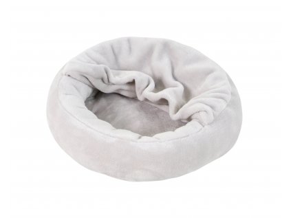 Adina pelíšek pro zimomřivé psy a kočky 45cm Stříbrná