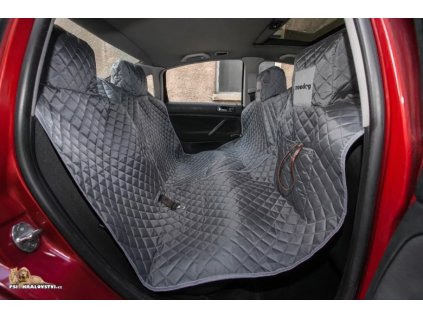 Ochranný potah do auta pro psy na zip Reedog - šedý vel. M 160 x 140 cm