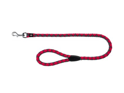 Vodítko CAVO kulaté DOUBLE nylon S-M 1m/12 mm FUCHSIA/GRAPHITE