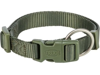 obojek premium nylon trixie olivova