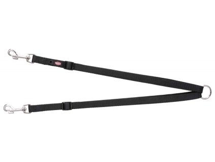 Rozdvojka k vodítku nylon Černá 40-70 cm