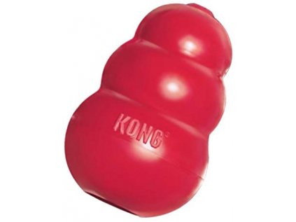 Hračka guma Kong Classic granát medium červený