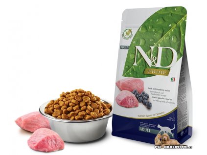 N&D PRIME CAT Adult Lamb & Blueberry 10kg