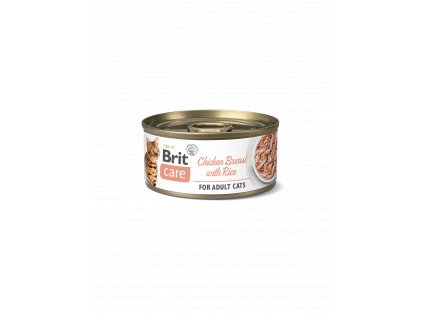 Brit Care Cat konz Fillets Breast&Rice 70g