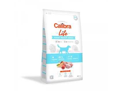 Calibra Dog Life Junior Medium Breed Chicken
