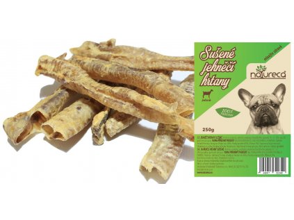 NATURECA pochoutka Jehněčí hrtany sušené 250g