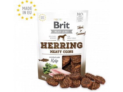 Brit Jerky Herring Meaty Coins 80g