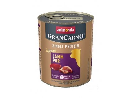 GRANCARNO Animonda Single Protein konzerva jehněčí 800g