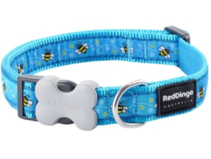 obojek red dingo Bumble Bee Turquoise